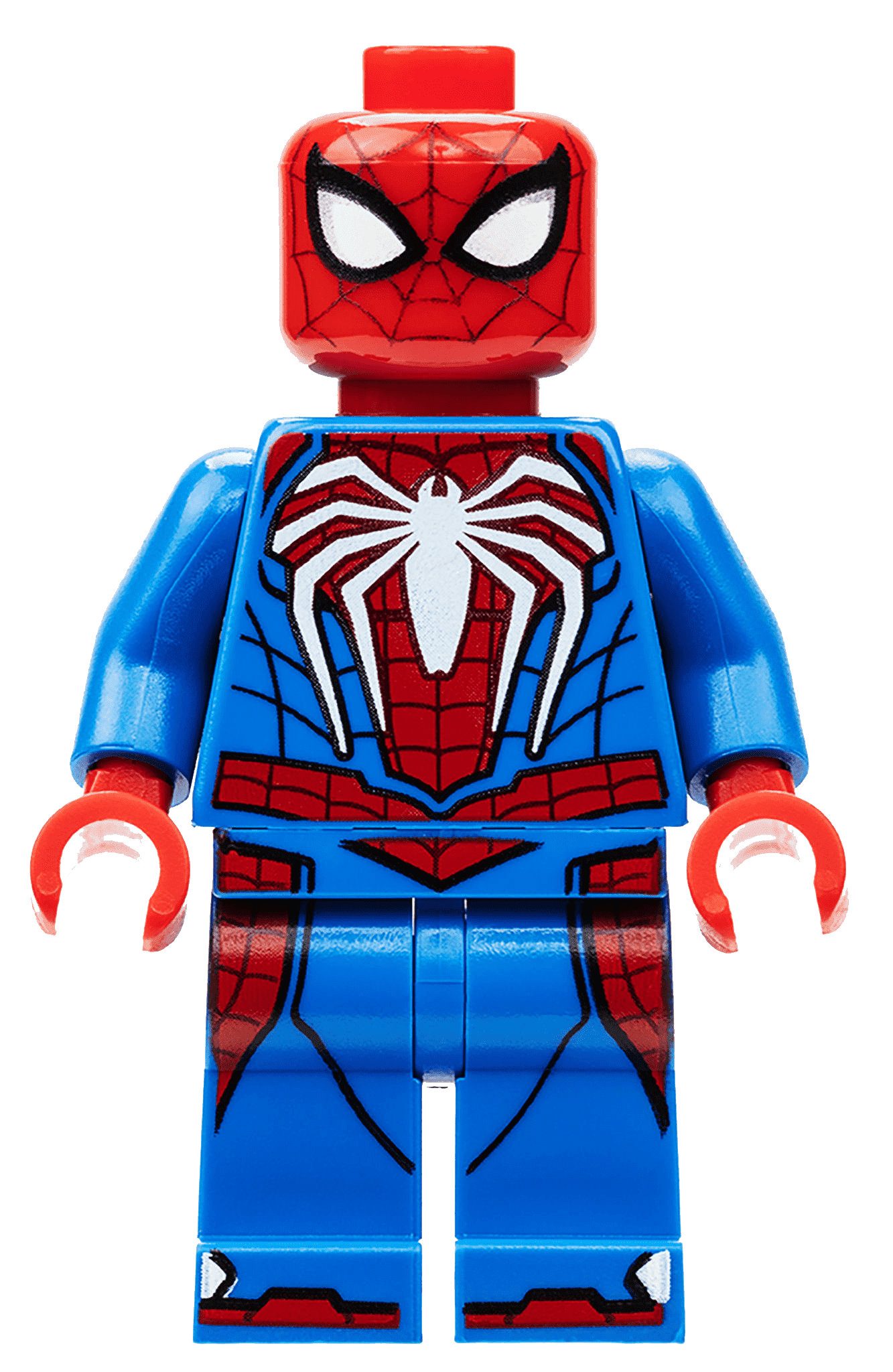 Раскраска Лего человек паук