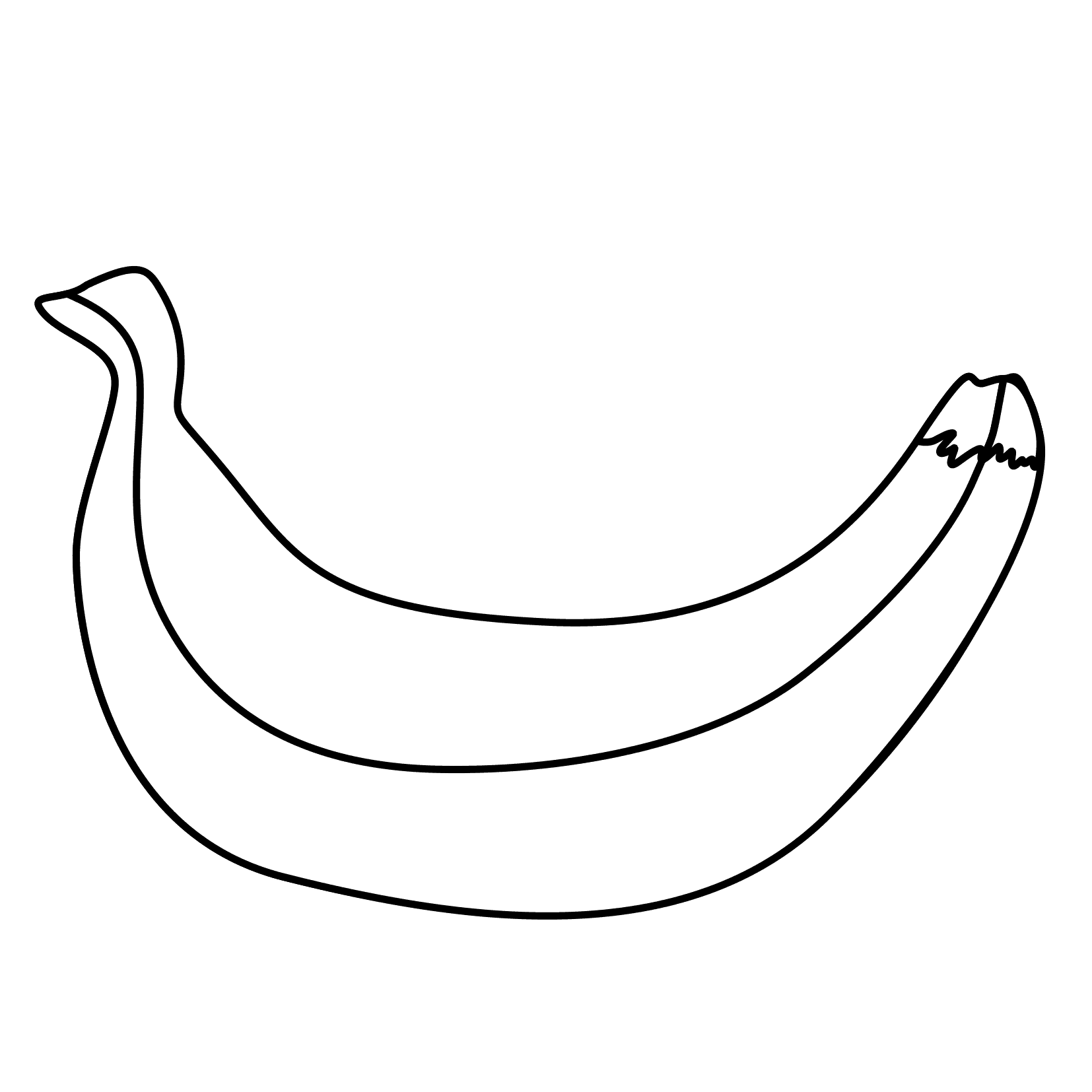Раскраска Банан. Раскраска 14