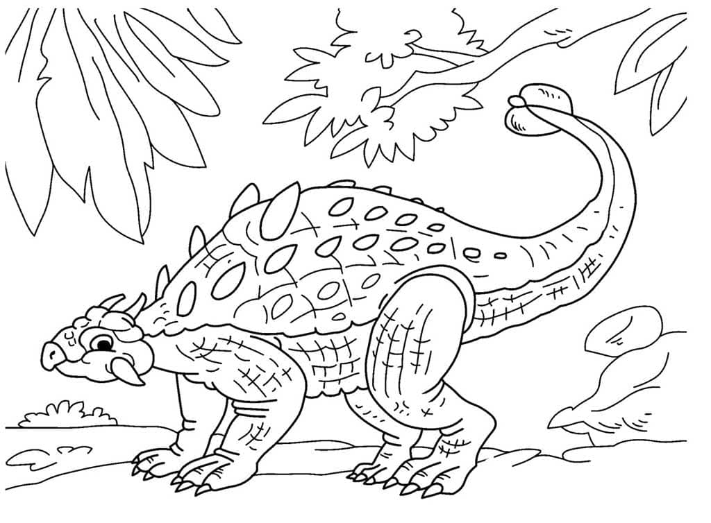 Раскраска Динозавры. Раскраска 23