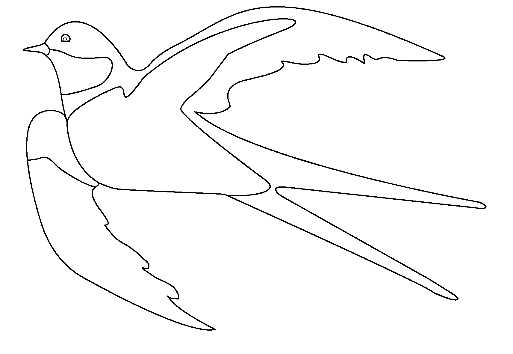Раскраски Перелетные птицы