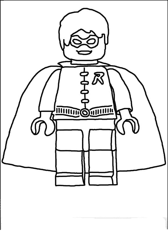 Раскраски ЛЕГО (LEGO). Раскраска 19